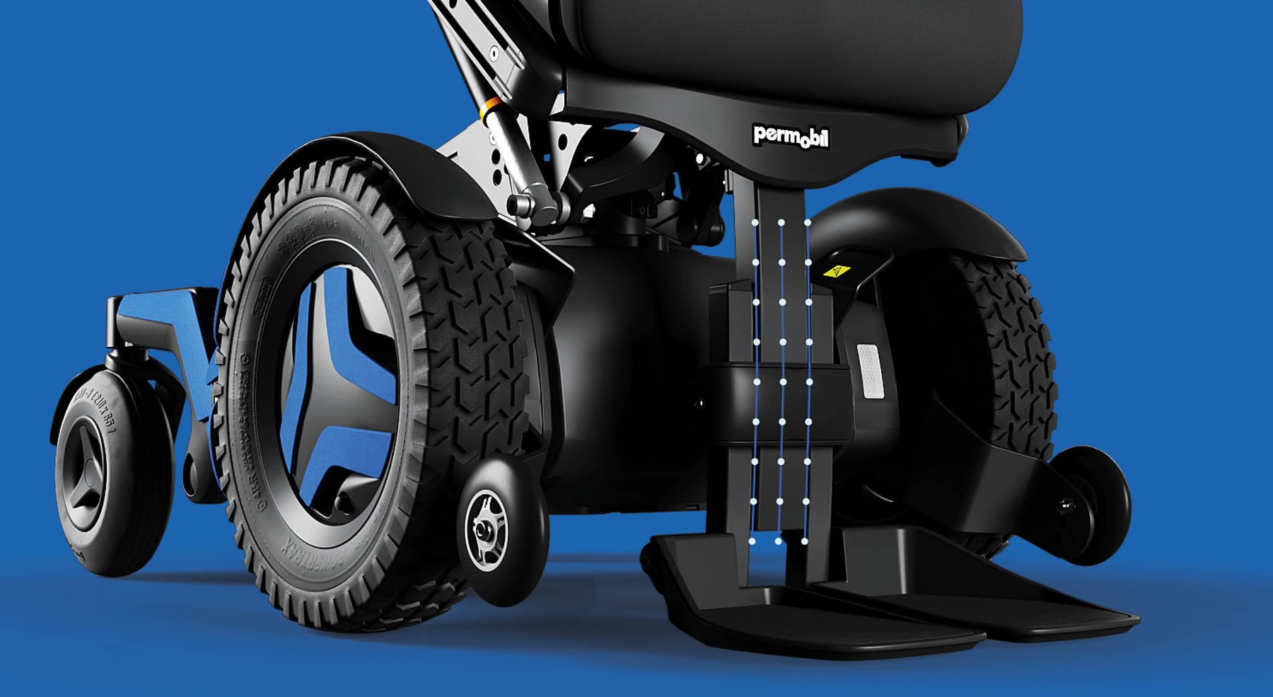 Power adjustable footplate height potential health benefits
